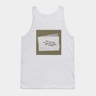 Looking for a Reason Postcard (2) Tank Top